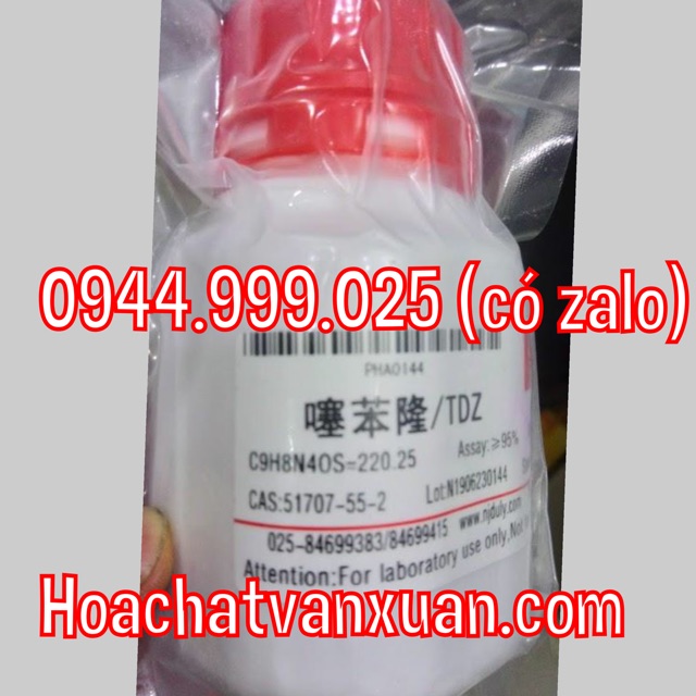 Hóa chất Thidiazuron TDZ CAS 51707-55-2 C9H8N4OS lọ 25g tdz