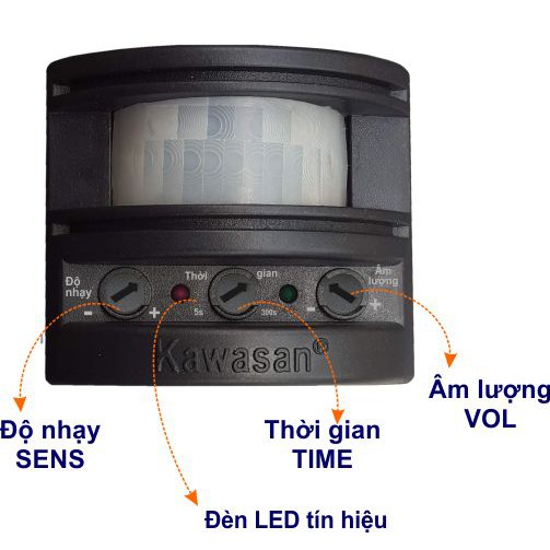 Cảm ứng báo trộm, thiết bị báo động chống trộm kawasan, cảm biến hồng ngoại chuyển động chống trộm độc lập I226BS-01