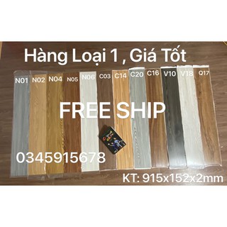 [FREE SHIP] Sàn nhựa vân gỗ LOẠI 1 Có sẵn Keo Vân Sần, độ dày đủ 2mm