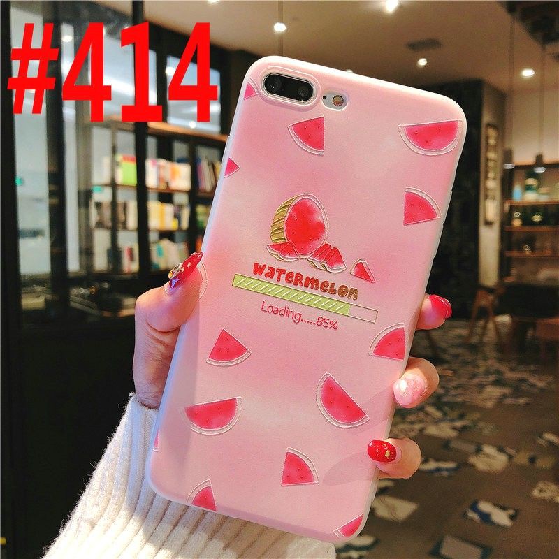 Ốp iphone - ốp lưng họa tiết hình dưa hấu chất liệu silicon dẻo từ iphone 6 đến XS max a44