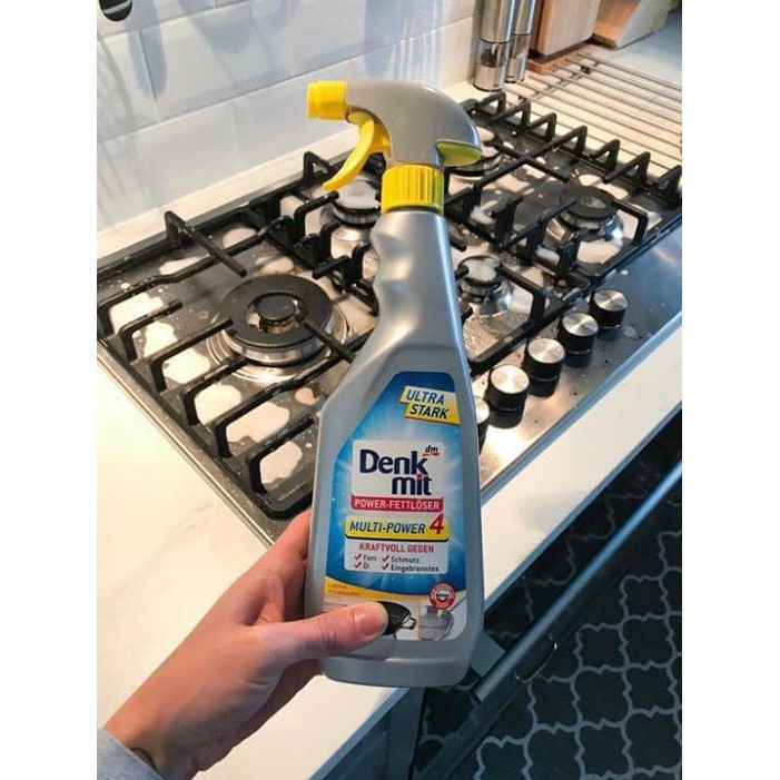 Xịt tẩy dầu mỡ Denkmit 750ML