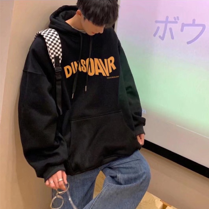 Áo hoodie Thể Thao Dáng Rộng In Chữ Thoải Mái Thời Trang unisex Size M-5XL