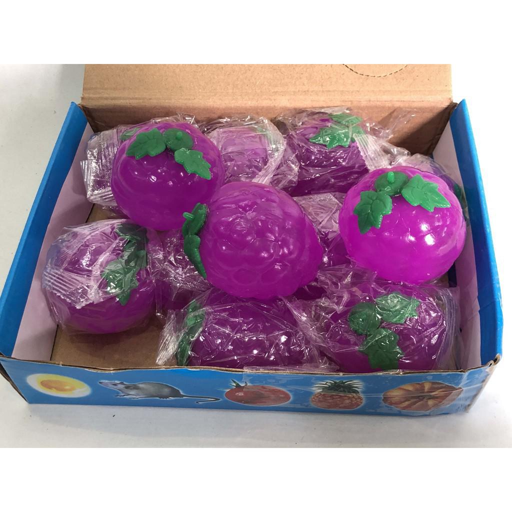 đồ chơi gudetama bóp trút giận quả nho tím