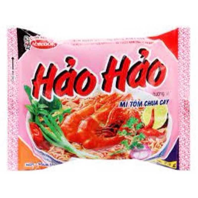 MÌ HẢO HẢO tôm chua cay thùng 30 gói•75g