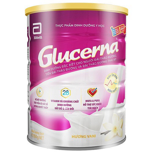Sữa Abbott Glucerna hương Vani 850g