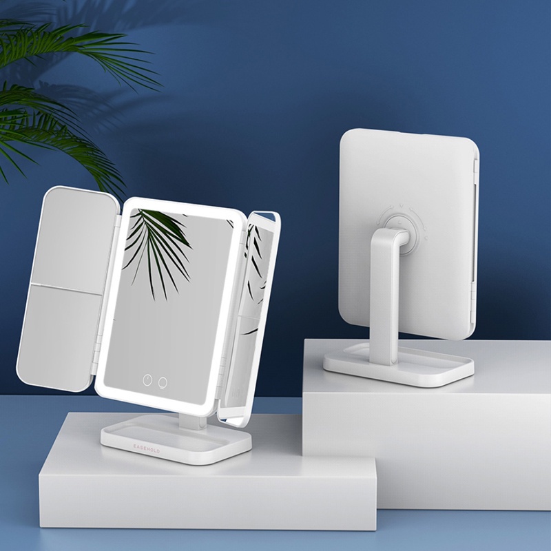 Gương trang điểm gập EASEHOLD có đèn LED