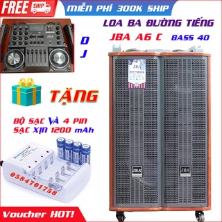 🔥🔥[Phiên bản mới nhất] LOA KÉO DI ĐỘNG JBA A-6C Bas40-Âm thanh nghe cực đỉnh-Tặng kèm 2 Micro