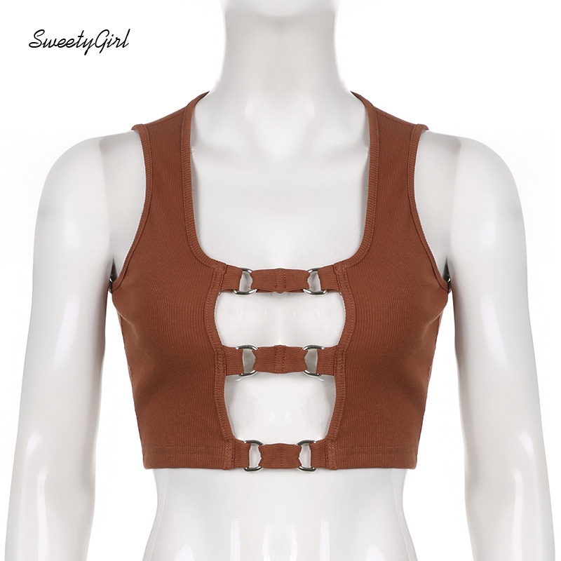 Áo Không Tay Cổ Chữ V Cài Khóa Kim Loại Thời Trang Dành Cho Nữ 2022