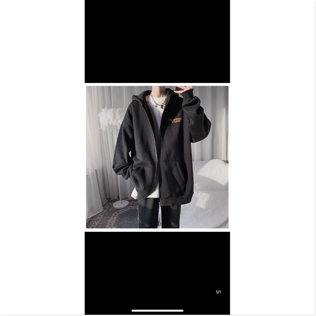 Áo nỉ dây kéo form to y hình SIÊU ĐỆP THỜI TRANG HÀN QUỐC HOT KOKO MI STORE