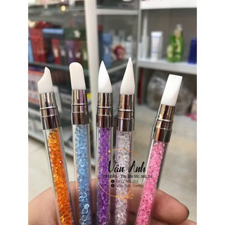 [new] Cọ silicon 2 đầu đa năng làm nail
