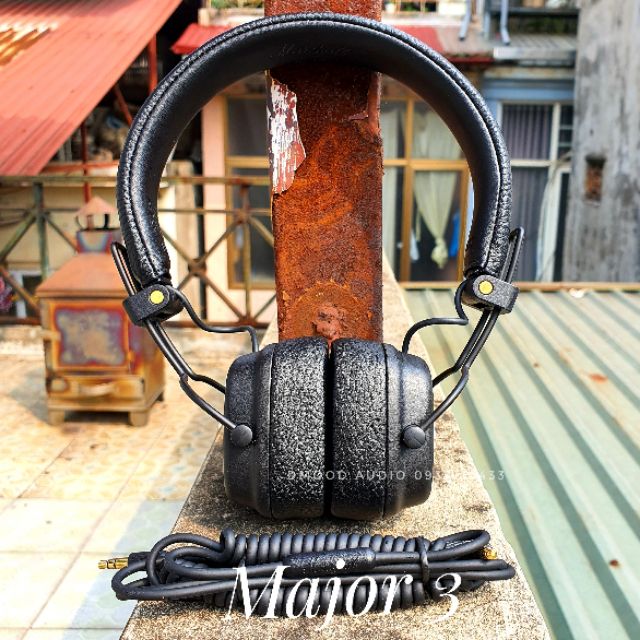 Marshall Major 2/3 có dây tích hợp mic học tiếng anh, chơi game online, tai nghe đẹp, âm thanh hay vượt tầm giá