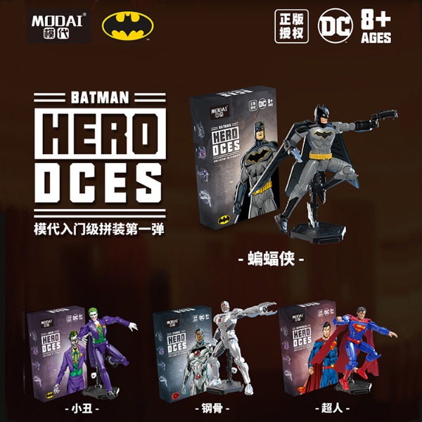 Dc Mô Hình Nhân Vật Joker / Batman / Superman Bằng Thép Có Thể Cử Động Độc Đáo