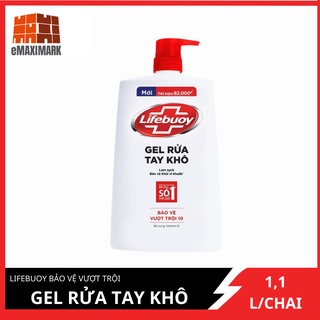 Gel rửa tay khô Lifebuoy Bảo vệ vượt trội 1.1L