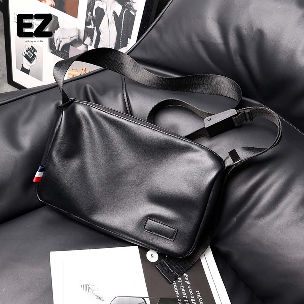 Túi đeo chéo unisex da PU cao cấp TD05 chống thấm nước, Túi xách nam đeo chéo hàn quốc, Túi chéo da thời trang
