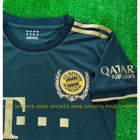 Bộ áo bóng đá Bayer sân khách xanh Super ( F1 ) hàng thailand 2021-2022