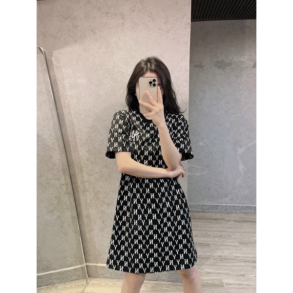 (HÀNG XUẤT XỊN) Váy / đầm nhiều logo M//L//B dress full monogram, form đẹp, chất cotton 4c full tem tag túi