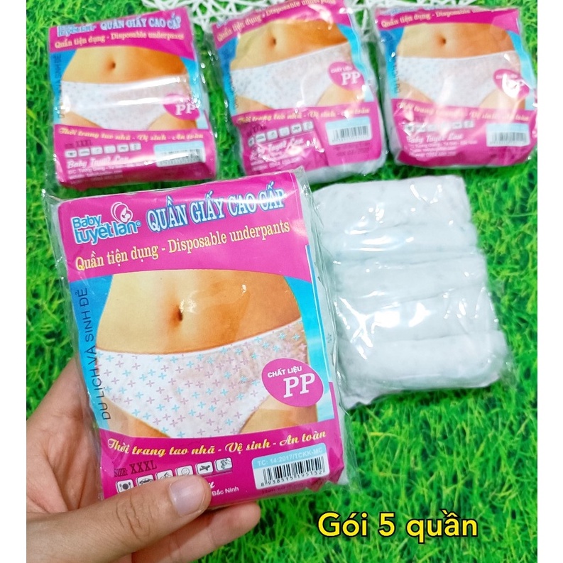1 bịch 5 quần lót giấy cho mẹ