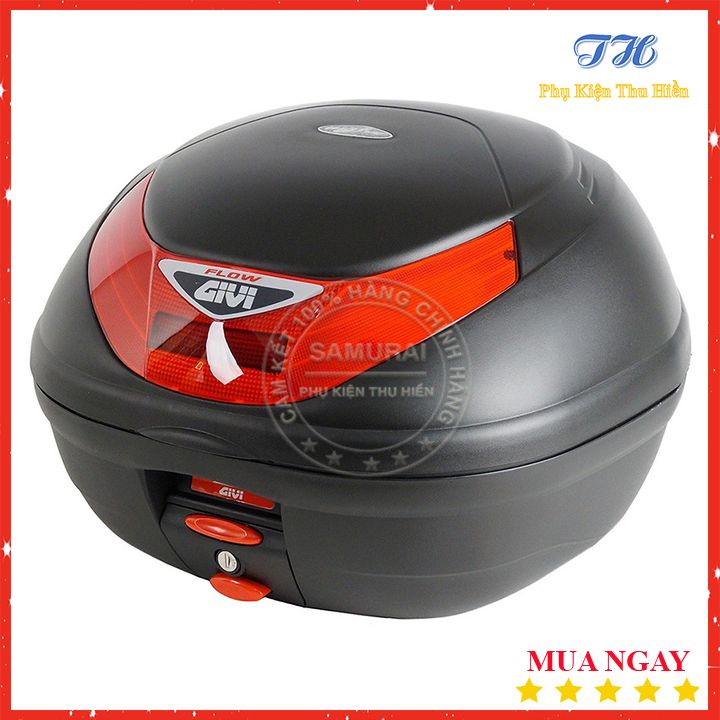 Combo Thùng Sau Givi E350N + Baga Sau Givi MV + Đế Gắn Thùng Givi MP60N Gắn Cho Xe Winner 150/X - Exciter 2009/2011/150