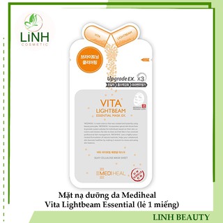 {Chính hãng có tem PP} Mặt nạ dưỡng da Mediheal Vita Lightbeam Essential (lẻ 1 miếng)
