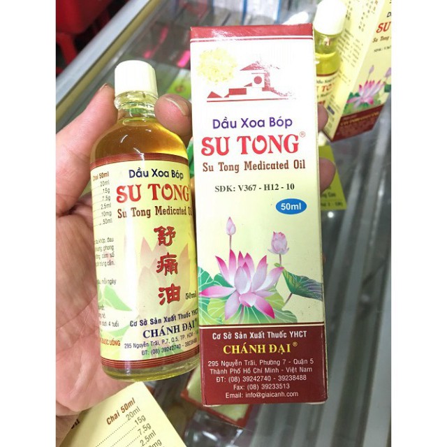 Dầu xoa bóp SuTong_50ml