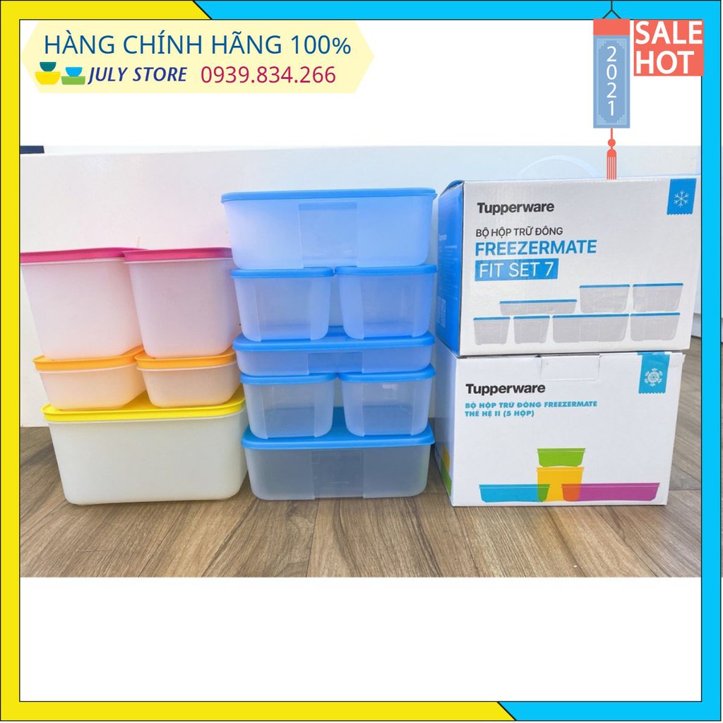 Tupperware FreeshipTrữ Mát / Trữ Đông Tupperware [HOT- TẶNG BÀN CHẢI]