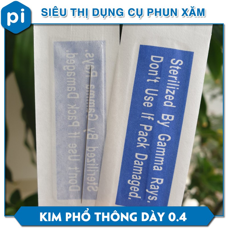 Kim phổ thông dày 0.4 (500 kim/hộp)