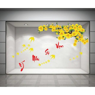Decal Tết cô cậu