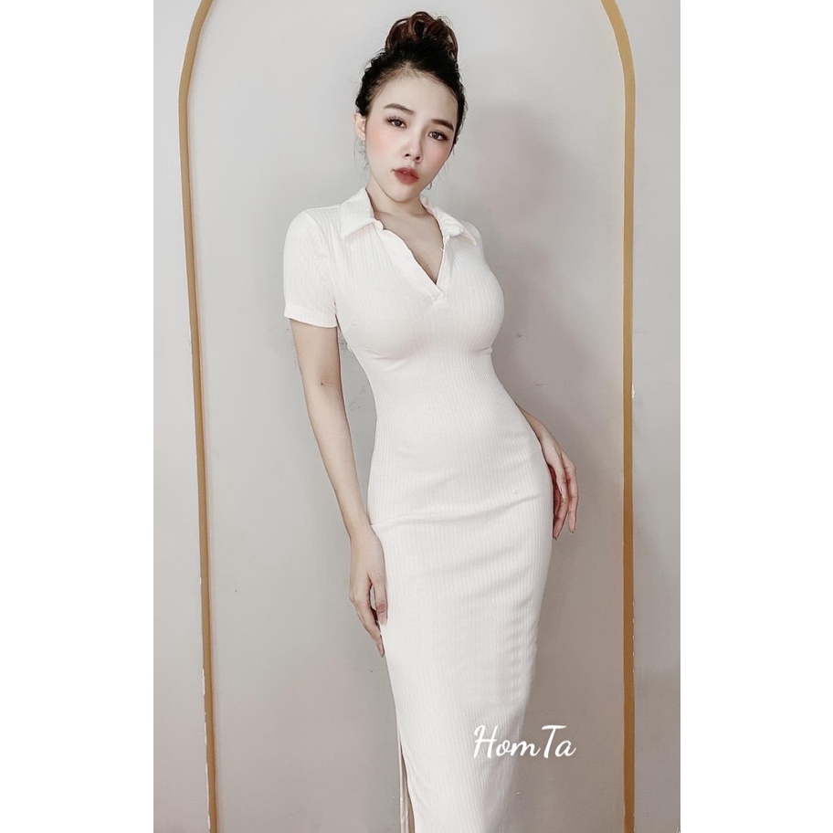Đầm Body Hở Lưng Cột Dây (Đầm Dây Lưng)