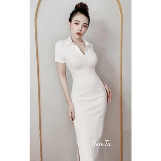 Đầm Body Hở Lưng Cột Dây , Đầm Dây Lưng