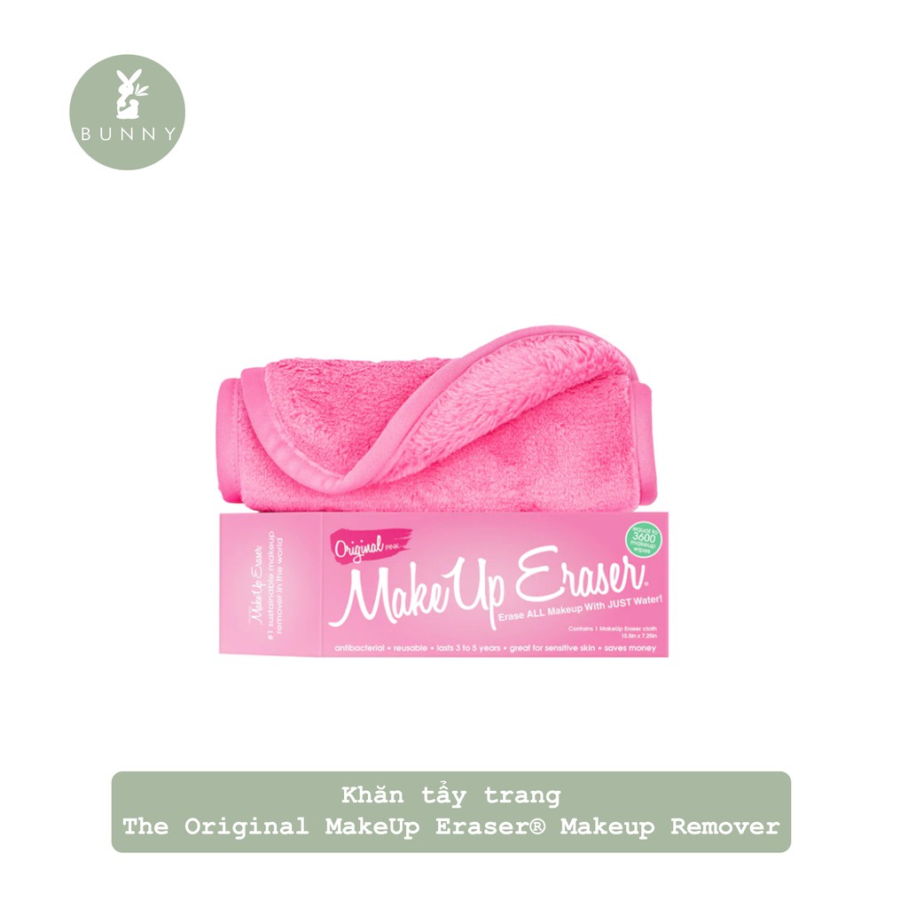 Khăn tẩy trang The Original MakeUp Eraser® Makeup Remover Cloth Bunny Beauty hàng đủ bill