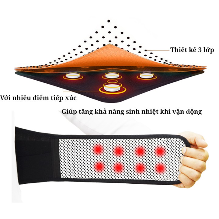 Đai hổ trợ giảm đau lưng, đau cột sống và giảm mỡ bụng NA10