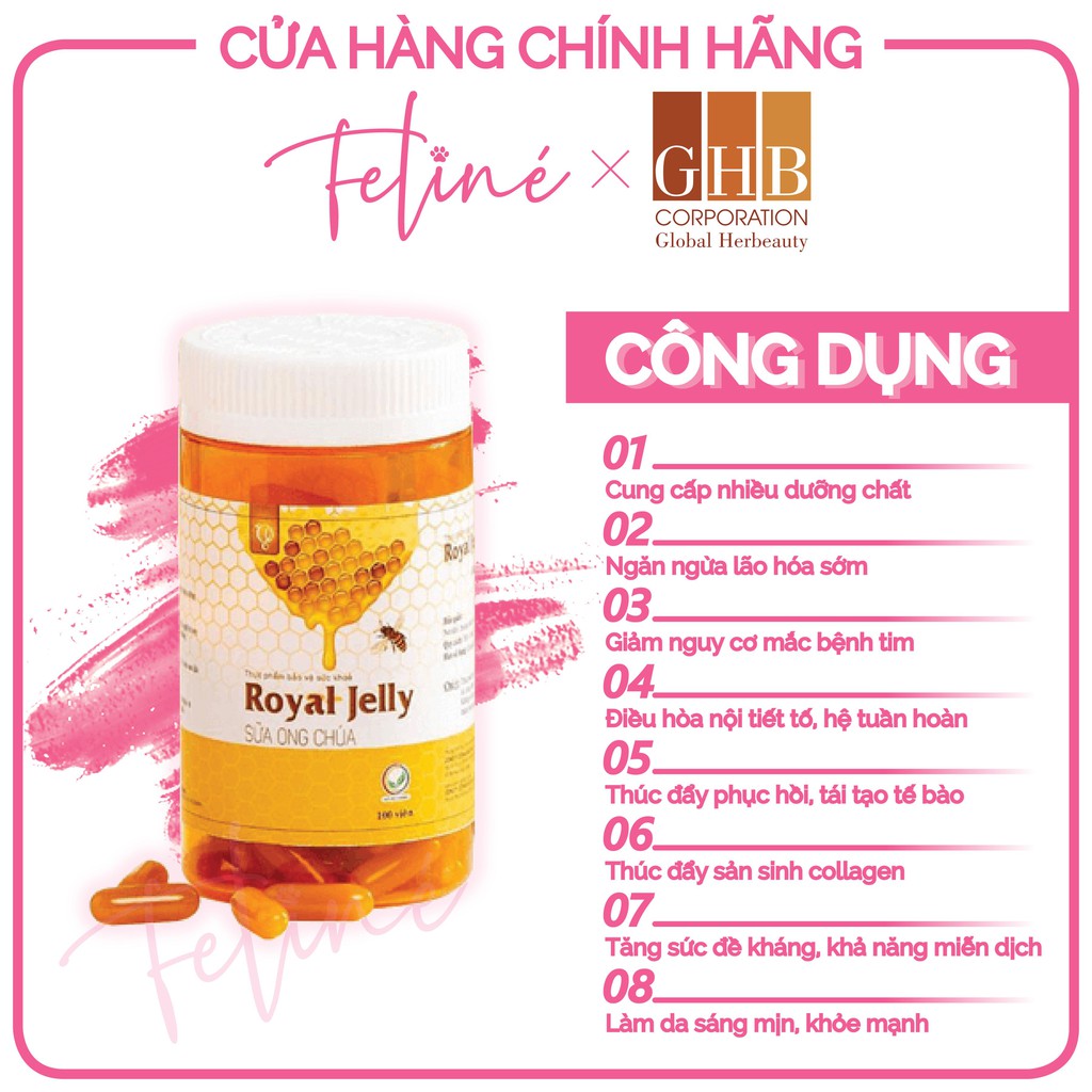 Viên Uống Sữa Ong Chúa Royal Jelly Schon Hộp 100 viên - Feline Store