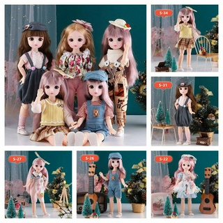 Búp Bê Barbie 1/6 Cao 30cm 22 Khớp Váy Hoa Dễ Thương