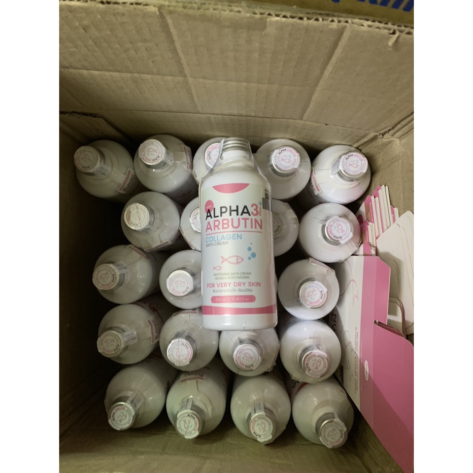 Sữa Tắm Trắng Da Dưỡng Ẩm Alpha Arbutin 350ml - Kem tắm dưỡng trắng da Alpha Arbutin