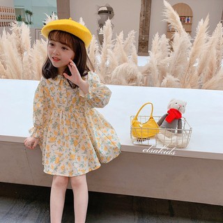 váy hoa phong cách vintage bé gái