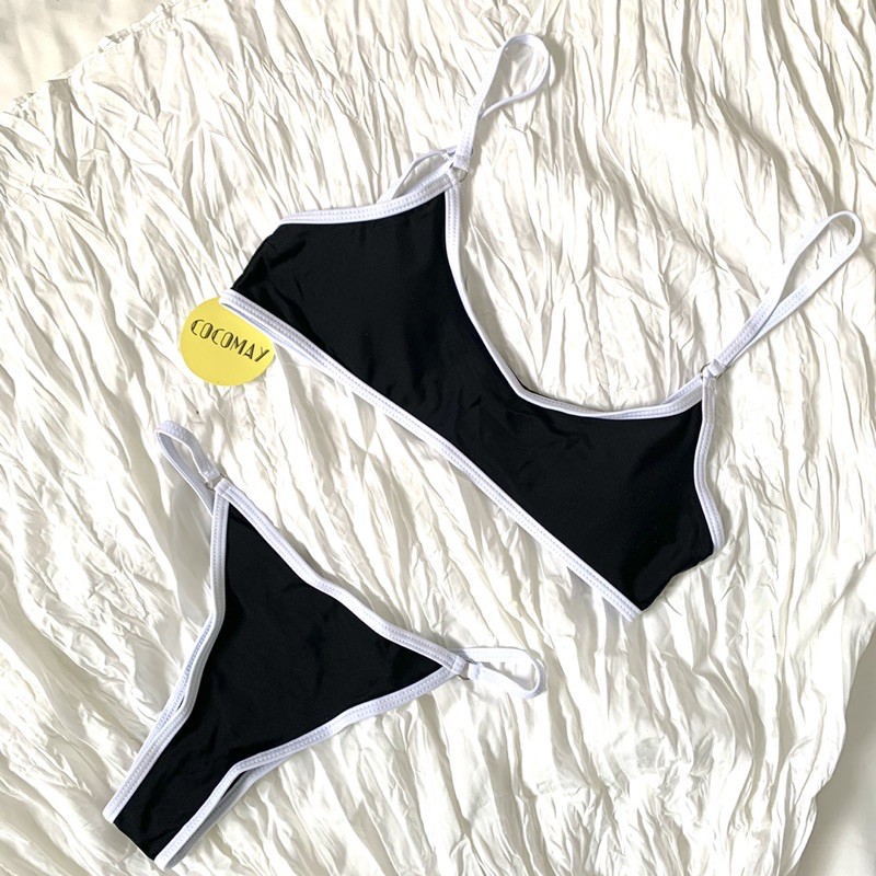 Bikini 2 mảnh áo ngang quần lọt khe