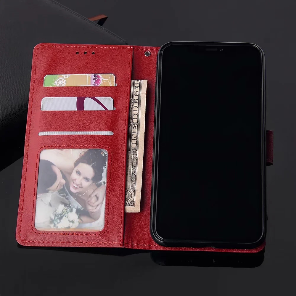 Bao da điện thoại kèm ví và giá đỡ cho Samsung Galaxy A51 A71 A21s A31 S20 Plus Ultra M31