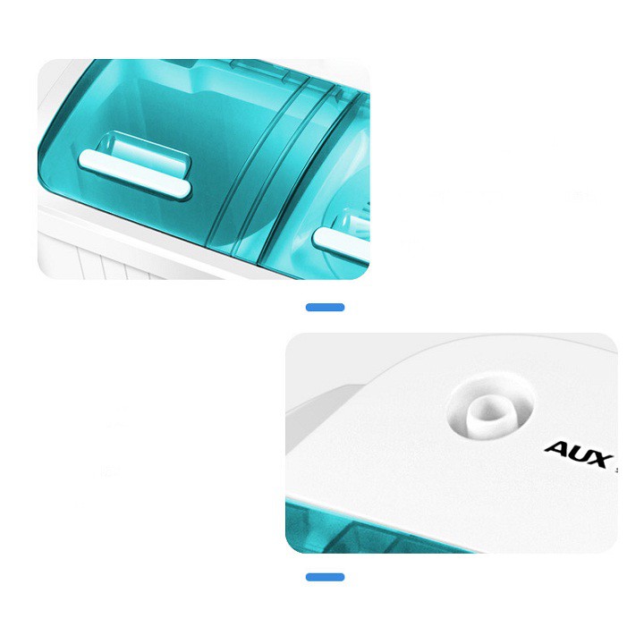 Bảo hành 24 tháng - Máy giặt mini - Máy giặt mini AUX 2 lồng, khối lượng giặt 3kg, máy giặt cho trẻ sơ sinh _ TE0006