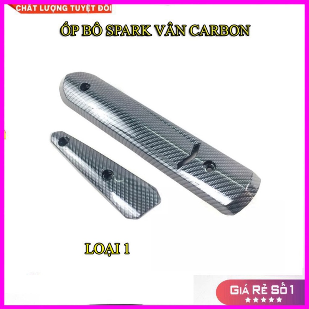 Ốp Pô Spark Vân Carbon Nhựa ABS Cao Cấp Chế Gắn Nhiều Loại Xe:  Winner V1, Winner X, Exciter, Sirius, Taurus, Jupiter