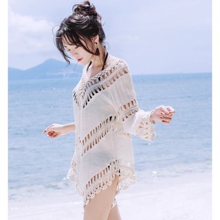 Áo ren lưới đi biển siêu đẹp
