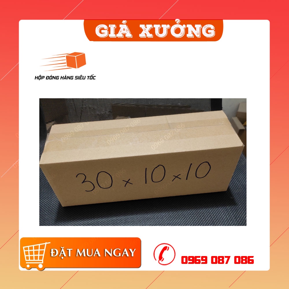 30x10x10 1 Hộp carton đóng hàng ☆ FREESHIP HN ☆