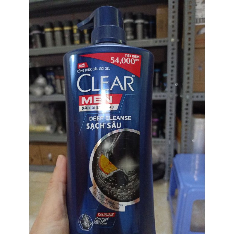 Dầu gội đầu Clear Men 650g sạch sâu