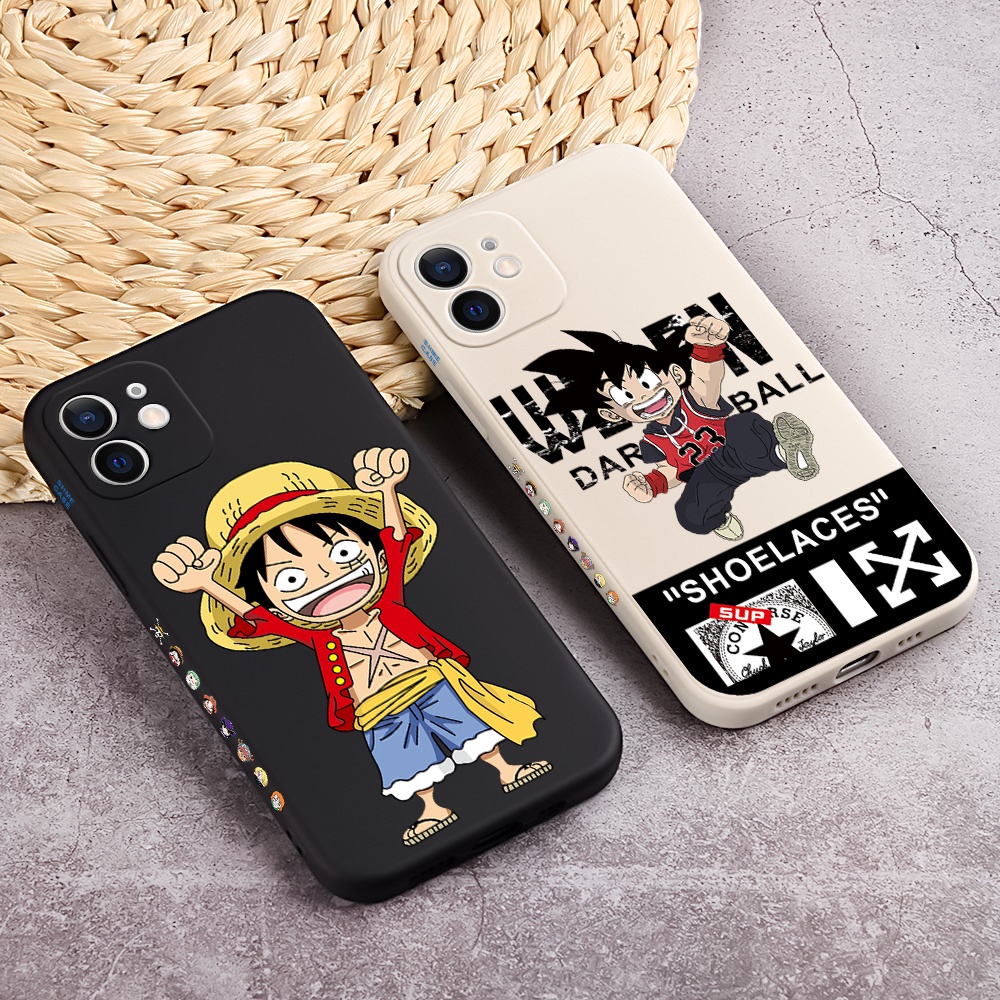 Ốp lưng Ốp điện thoại họa tiết Dragon Ball Cho Compatible for iPhone XS MAX X XR 6S 6 PLUS 11 13 12 PRO MAX 7 8 PLUS SE 2020