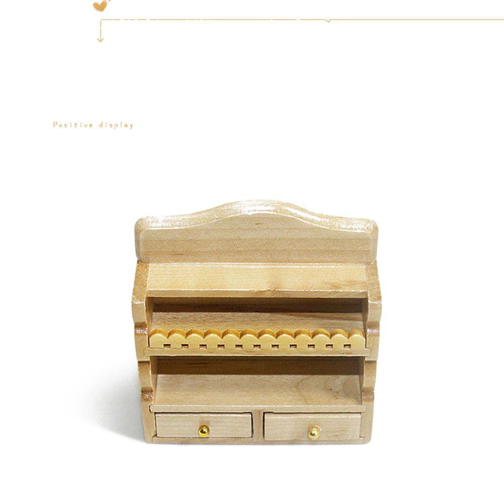 Mô Hình Kệ Gỗ Mini Dùng Để Trang Trí Nhà Búp Bê DIY