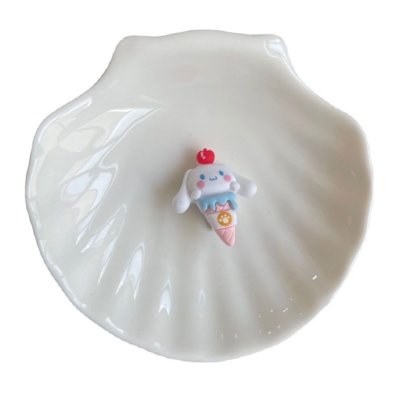 SANRIO Kẹp Tóc Mái Bên Hình Kem Ốc Quế Cún Cinnamon Hoạt Hình Dễ Thương Cho Bé Gái Ins