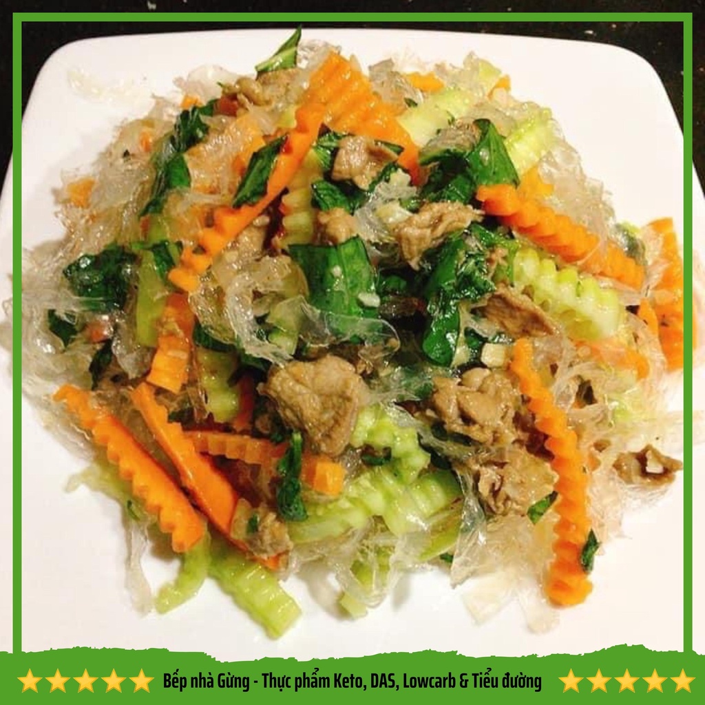 Miến rau câu Hoàng Yến 20gr- For Keto, DAS, Lowcarb, Eatclean & Tiểu đường