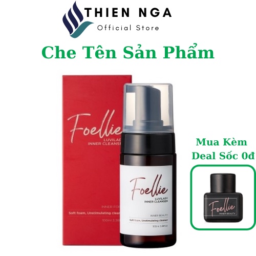 Dung dịch vệ sinh phụ nữ dạng bọt Foellie Luvilady Inner Cleanser 100ml Chính Hãng