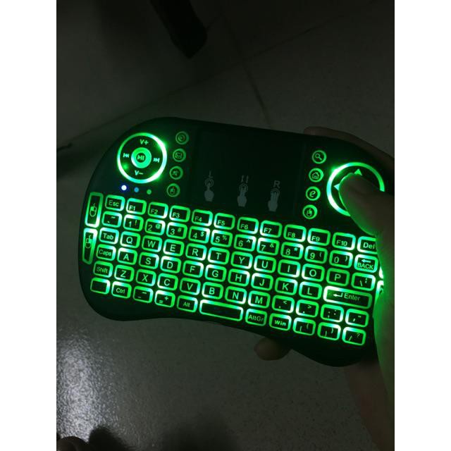 Combo Bàn Phím Không Dây Mini Có Led Ukb 500 Rf Keyboard Dùng Cho Pc,Laptop,Smart Tivi (Mới)