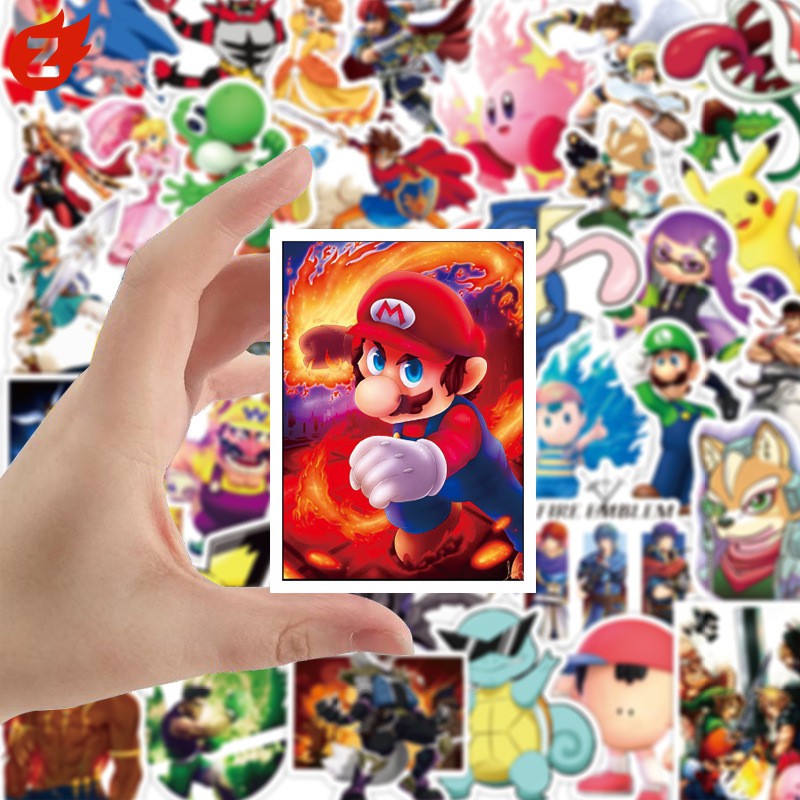 ✨Nintendo Super Game🎮~Super Smash Bros./Smash Brothers🧩 Waterproof Graffiti Stickers For Kids Toy/Laptop/Skateboard/Luggage