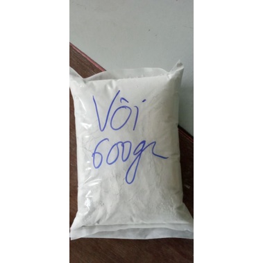 Vôi bột sát khuẩn, cải tạo đất gói 600gr